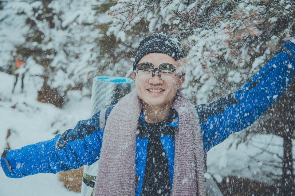 成体背包客带起包子重回甲尔猛措