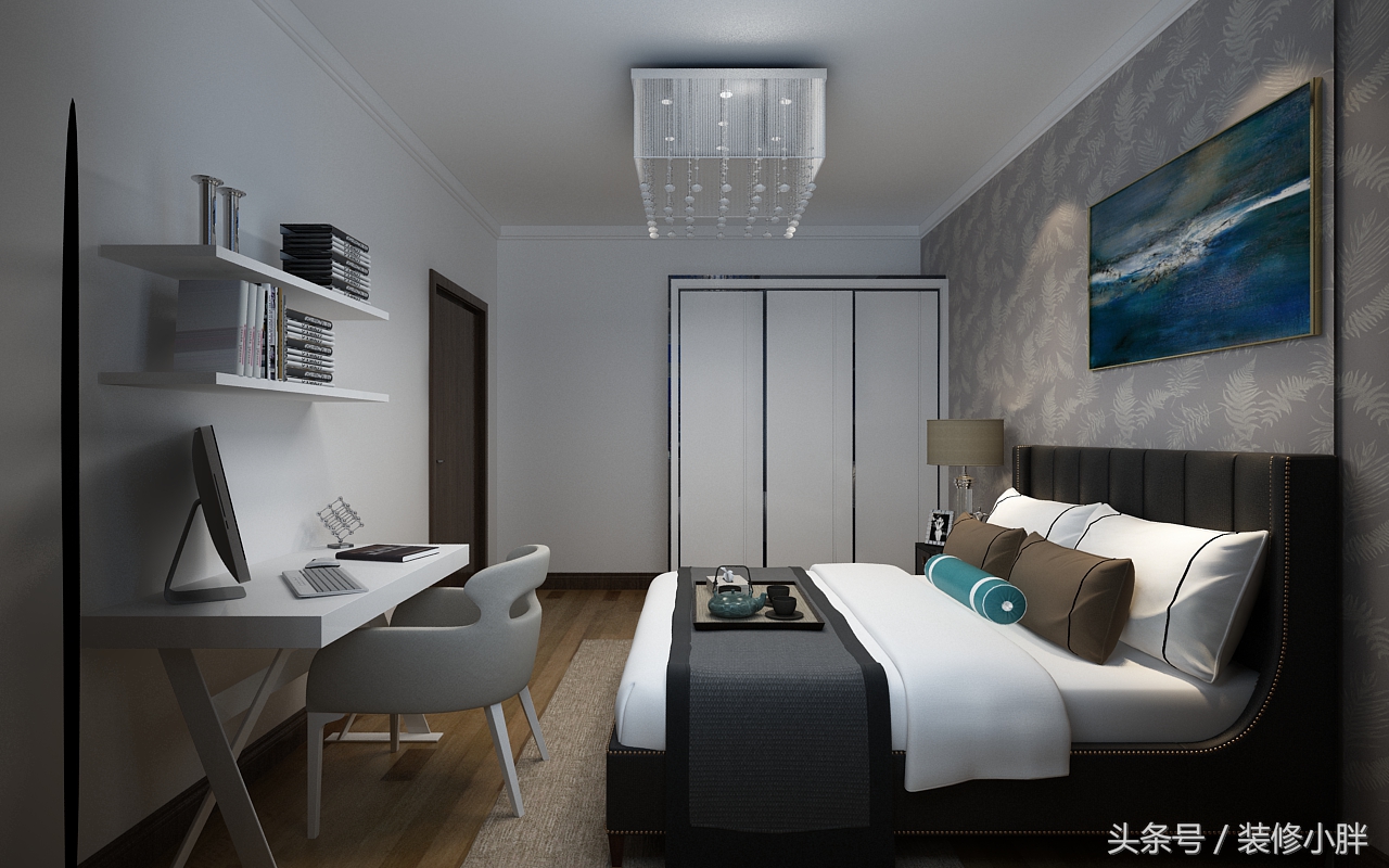 哈尔滨漫步巴黎136平轻奢港式三居 演绎时尚现代生活