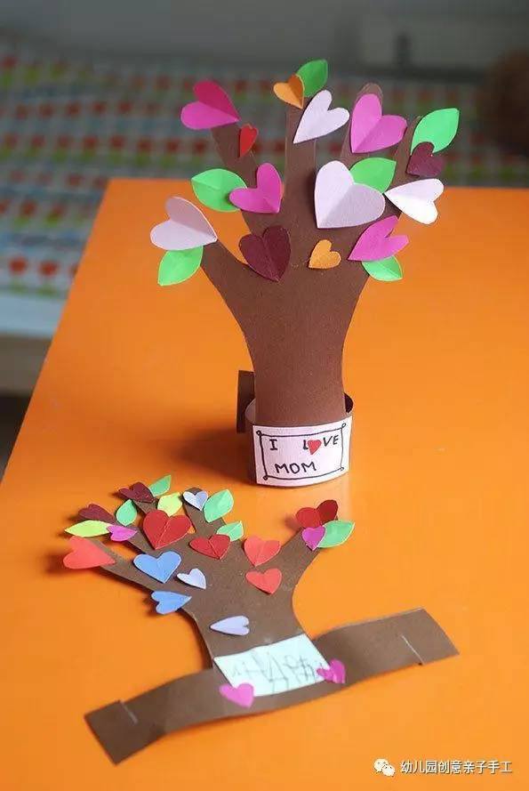 花环贺卡diy,幼儿园花朵卡纸手工贺卡