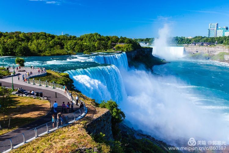 尼亚加拉大瀑布观景台,游美国尼亚加拉大瀑布