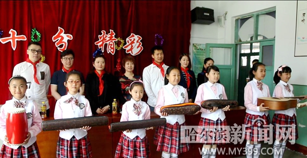 百件乐器“演奏”派特森公益序曲新一小学有了自己的民乐队