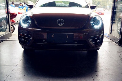 14年大众甲壳虫白色驾驶感受,新到17年大众甲壳虫