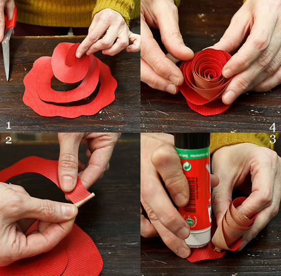 幼儿园最新卡纸手工花,幼儿园手工作品简单又好看卡纸花