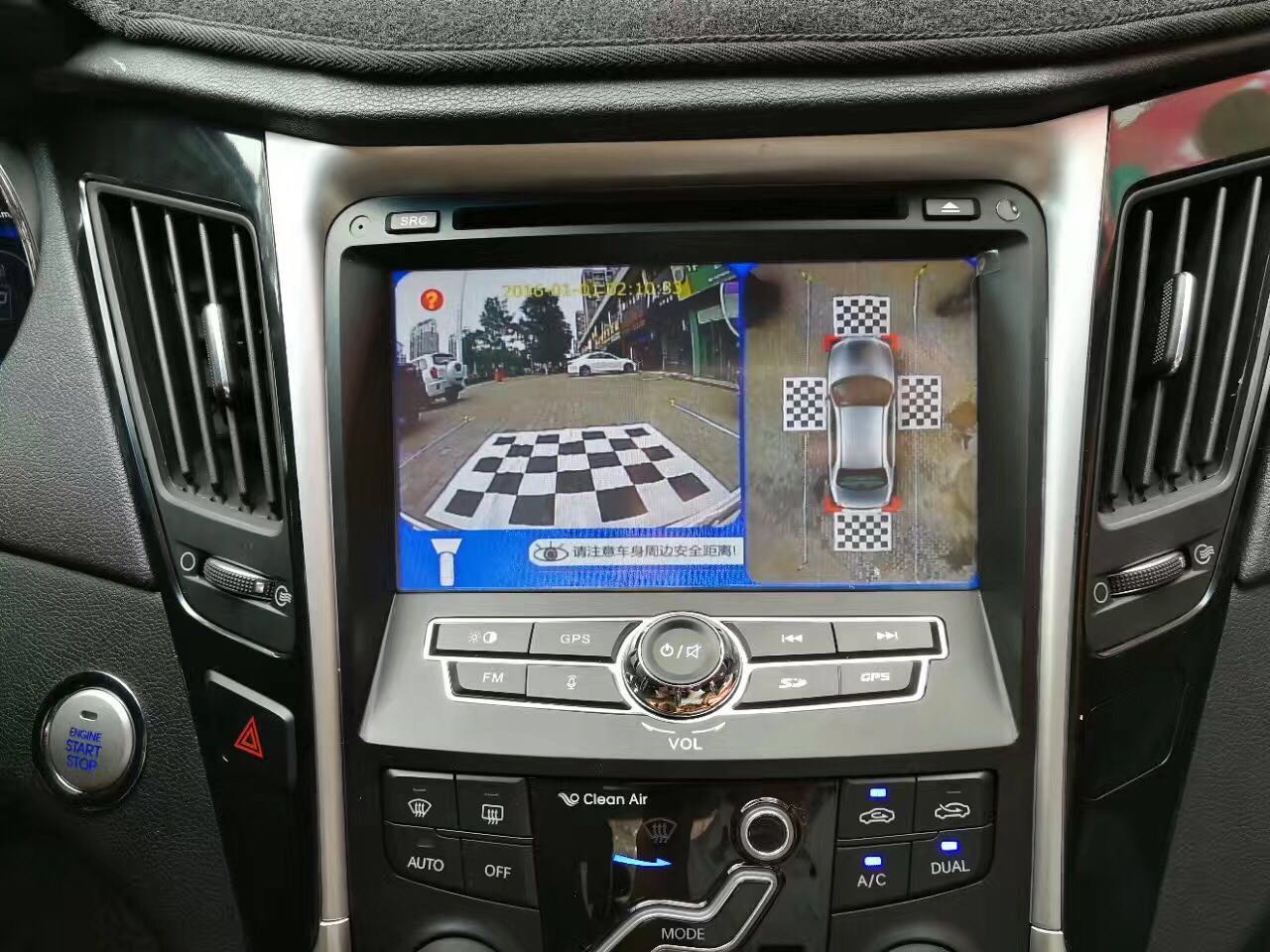 抚州原声源汽车音响索八升级伊莱奇安360全景路特仕DVD导航