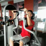 健身房器械使用教程女生,健身房器械练胸使用大全讲解