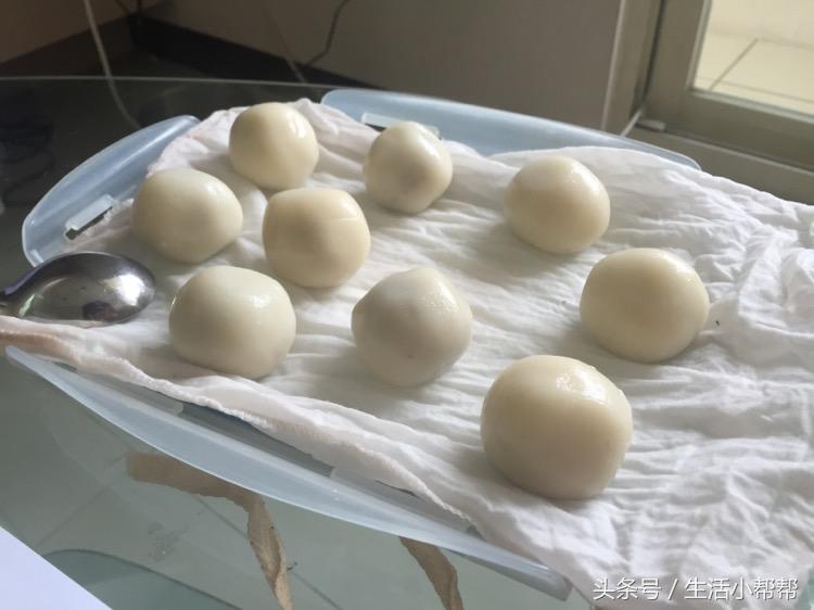 苏州美食松花团子,立夏时令松花团子