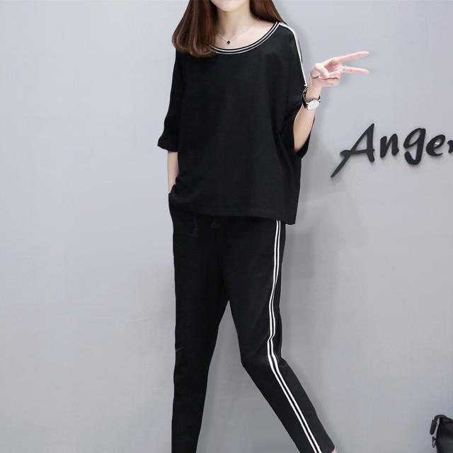 舒适洋气的夏季运动套装,高级感轻熟风运动套装