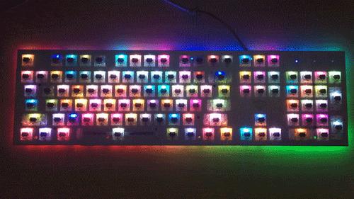 机械键盘白光版测评,cherry机械键盘推荐