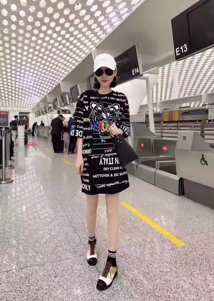 2023潮款宽松t恤短袖遮肚子,露肩短袖t恤时尚显瘦百搭