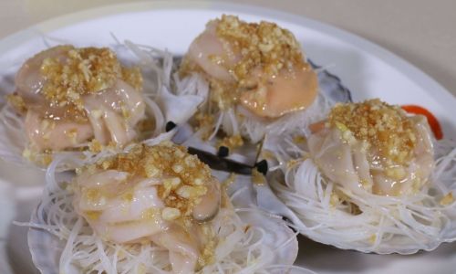 蒜蓉粉丝扇贝用热水蒸还是冷水蒸,如何做蒜蓉粉丝扇贝全过程