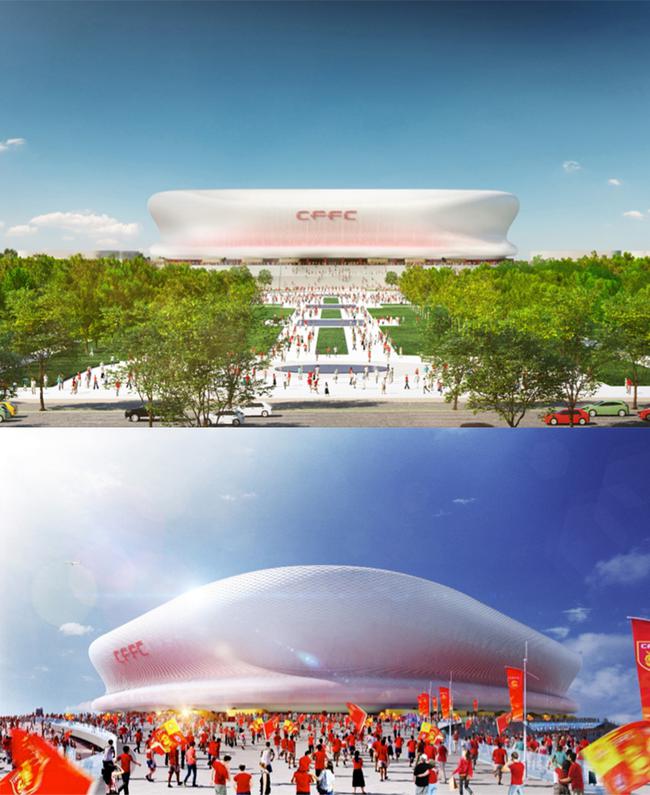 华夏球场方案,华夏专业足球场建设