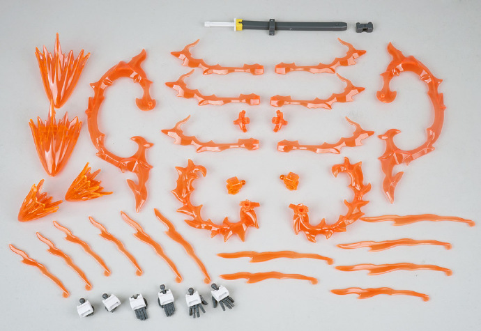 万代hg风灵高达修改型测评,万代hg神木燃烧