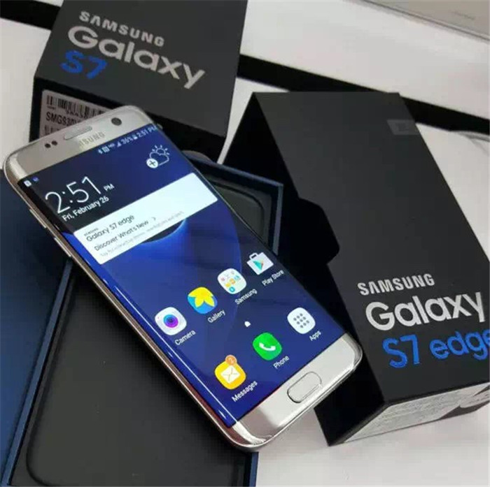 三星s7国行和美版的区别,三星s7+开箱银灰色