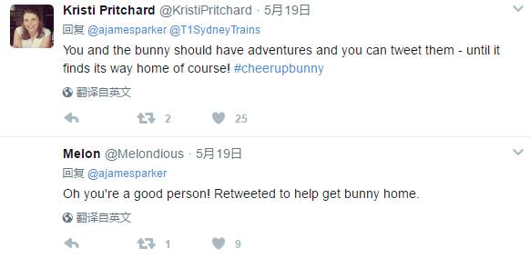 上万悉尼网友各显神通，只为找到这只玩偶兔的主人……