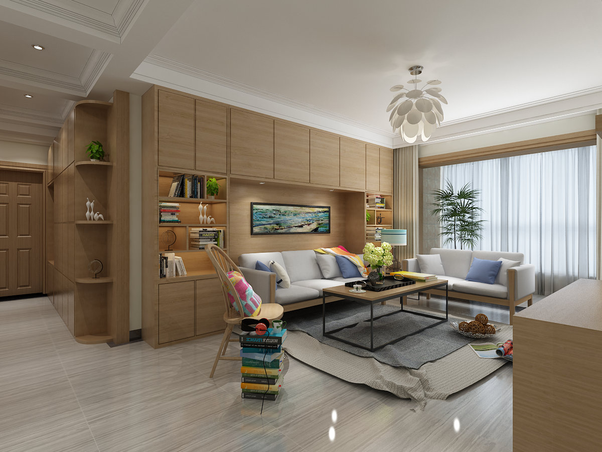 石家庄瑞府120平装修效果图,石家庄瑞城北区三室装修