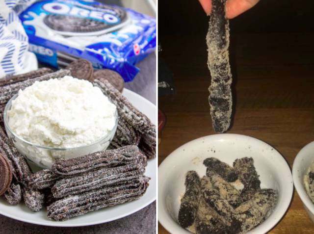 女朋友烤的蛋黄酥,女朋友爱吃的饼干