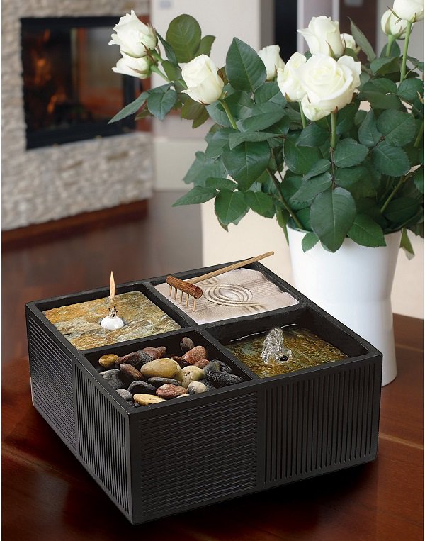 中国风水学：流动的水象征健康和财富，那赶快买个台式喷泉回家吧