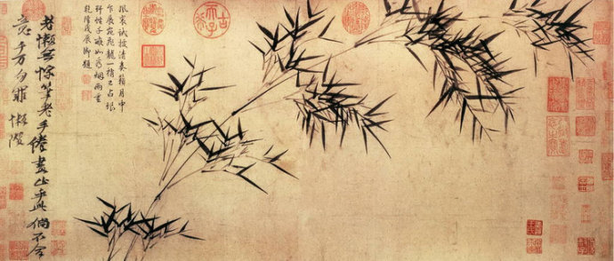 历代画竹名家作品欣赏,历代竹子的画法