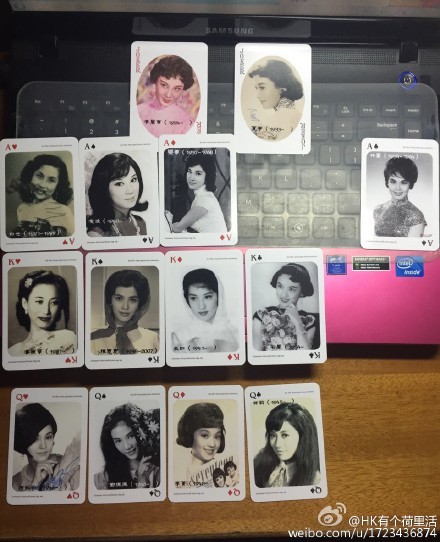 邵氏老电影女侠客,邵氏电影扑克牌