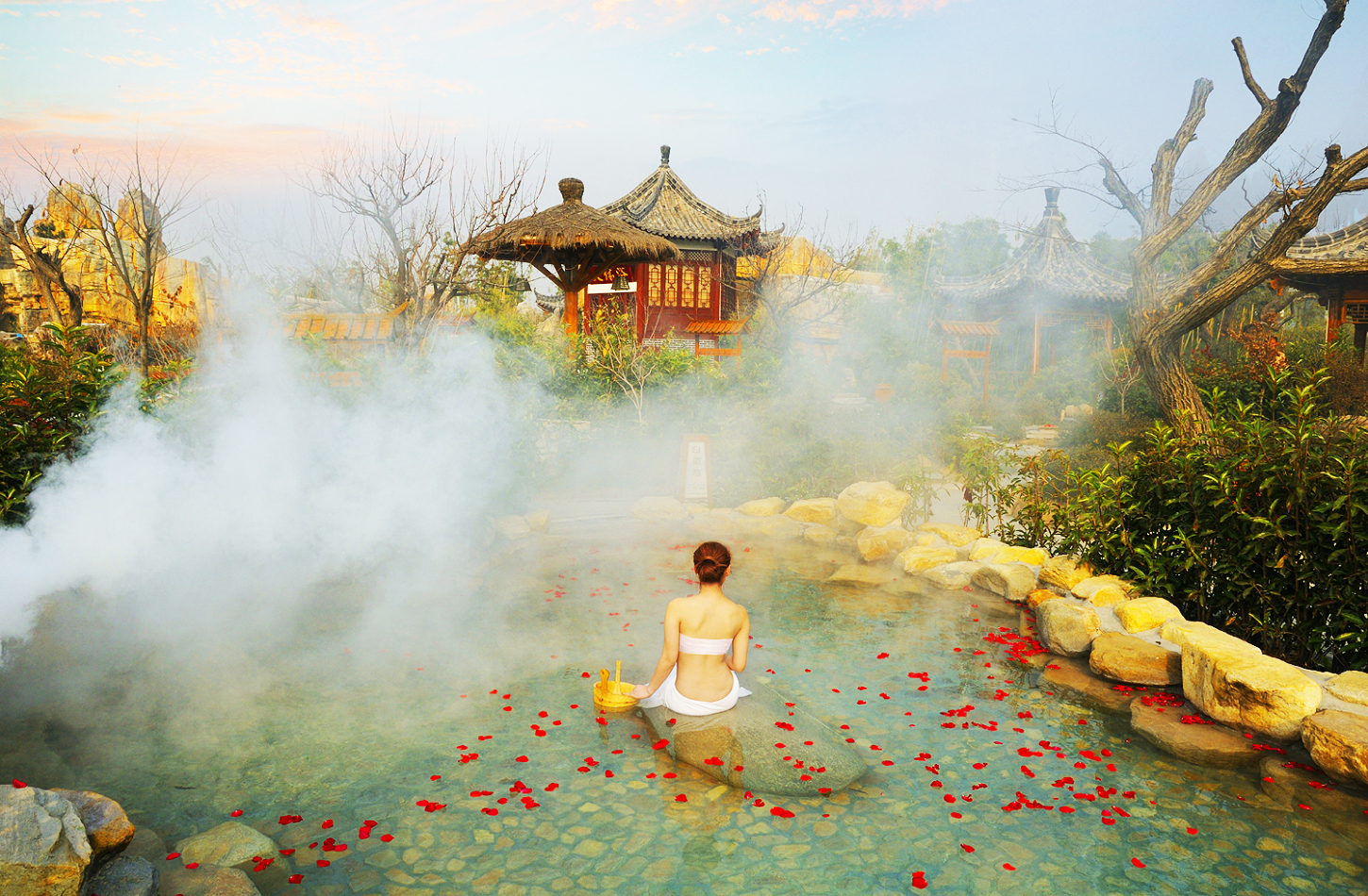 智圣汤泉温泉,山东智圣汤泉旅游二日游