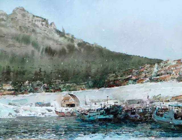许海刚的水彩画,许海刚水彩画