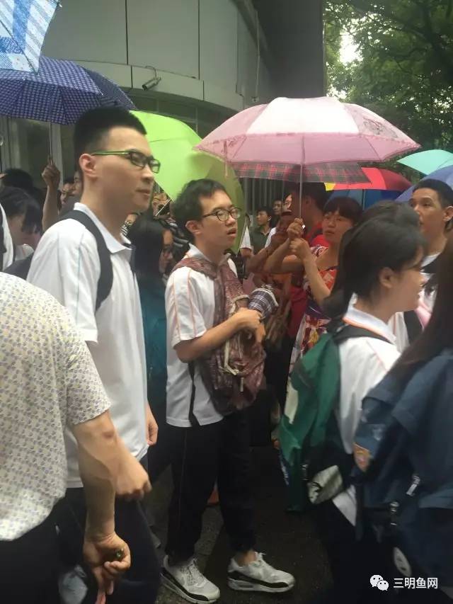 三明市高考现场视频,三明高考第一天