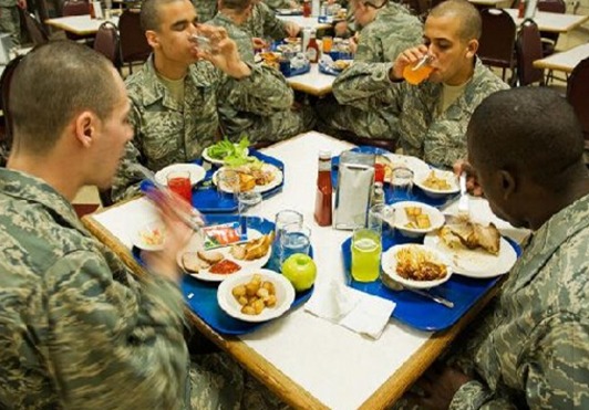 各国军队伙食对比泰国,中国韩国军队伙食对比