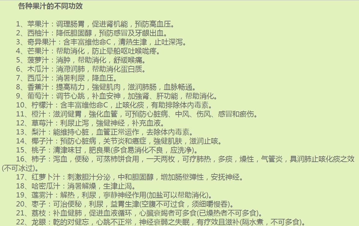 每天一杯鲜榨果汁的好处,每天一杯果汁最好的果汁是什么