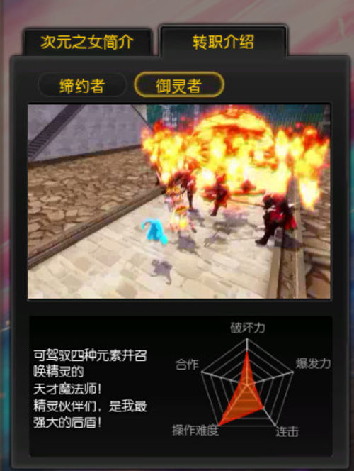 疾风之刃次元之女转职哪个好,疾风之刃御灵者如何转职