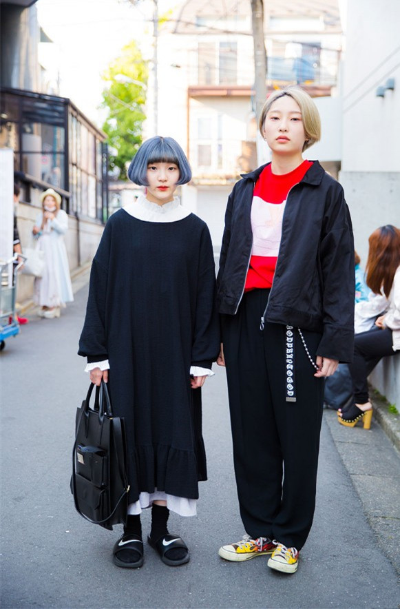 街拍各种穿搭,街拍经典100种穿搭