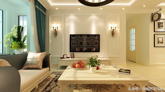 华润奉天九里装修,沈阳中海和平之门装修效果图79平