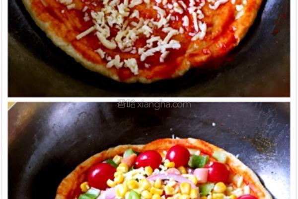 平底锅披萨必胜客,家常披萨平底锅的做法