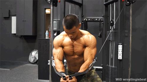 龙门架夹胸可以替换成别的动作么,龙门架夹胸安排在第几个动作