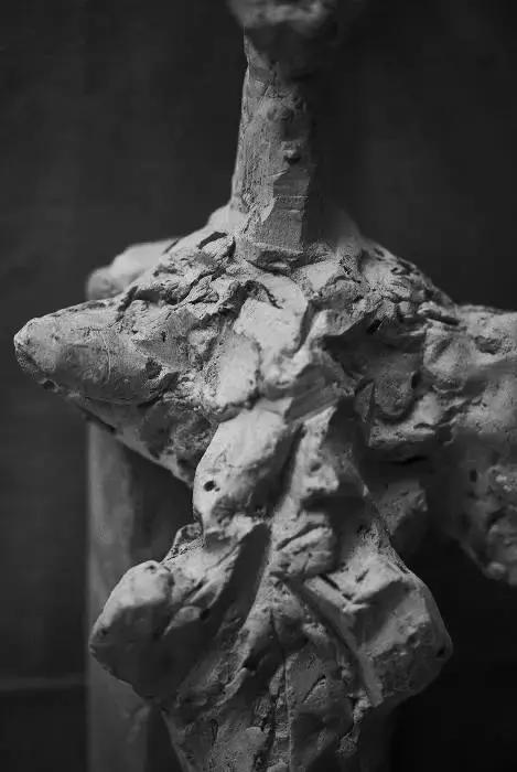 贾科梅蒂经典雕塑形象,贾科梅蒂的雕塑是用什么雕的