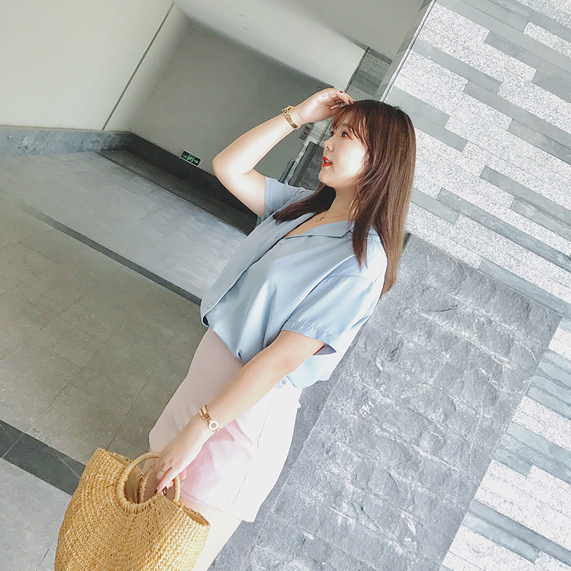 150-180斤的大码中长款雪纺衫上衣 (130-150斤的大码女装雪纺衫)