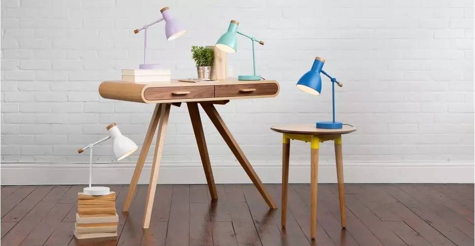 加长办公桌专用台灯充插两用,办公桌简约台灯