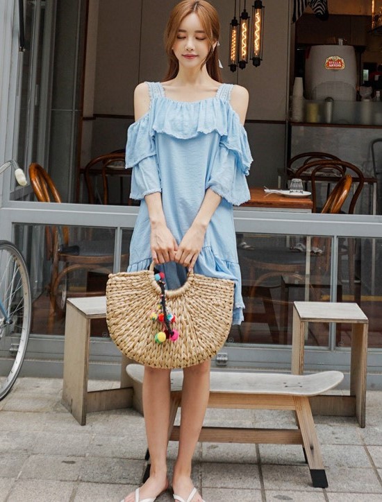 珠珠美美哒原版,孙允珠夏日缤纷糖果包臀裙