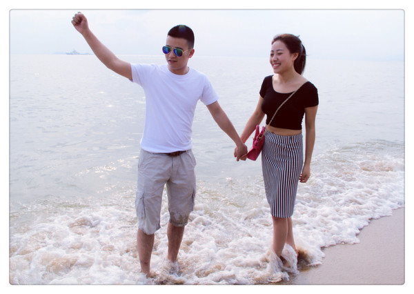 在三亚总有一片海属于一个人,在三亚椰梦长廊海边