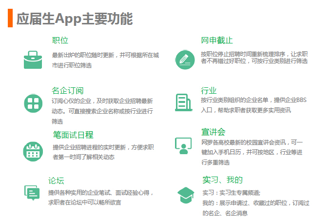 应届毕业生求职信息网有app吗,应届生求职app申请