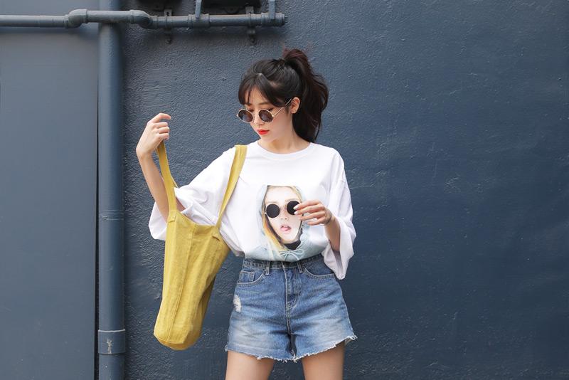 T恤搭配半身裙最新韩版女装为你赚足回头率