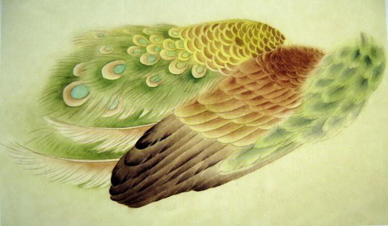 孔雀开屏的图片国画孔雀的画法,国画孔雀的画法图片