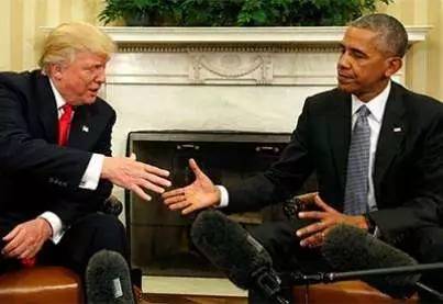 美国新老总统交接,美国总统会面尴尬时刻