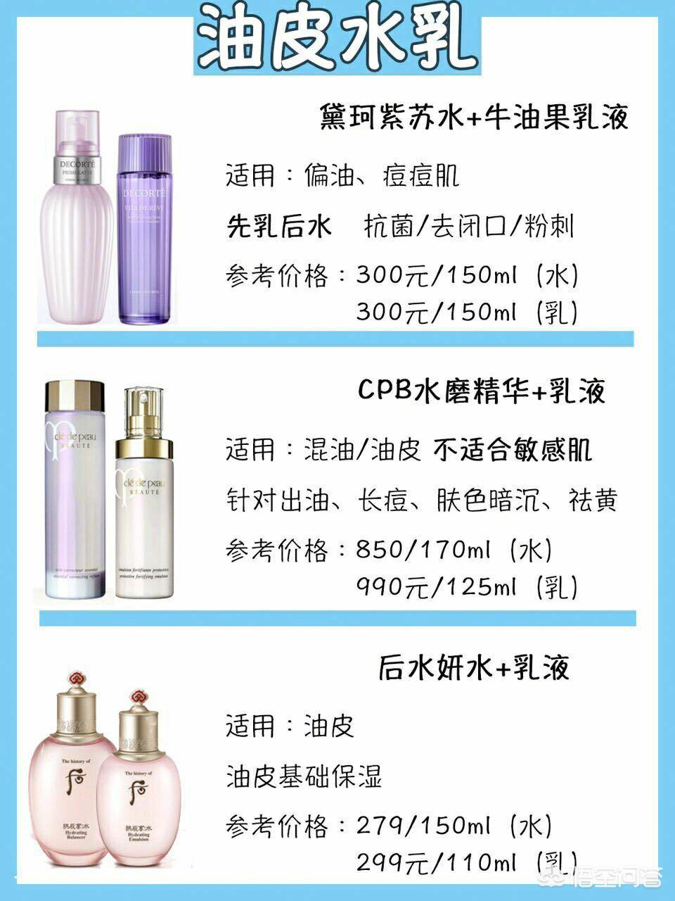 干皮敏感肌肤适合什么水乳,干皮敏感肌适合用什么水乳