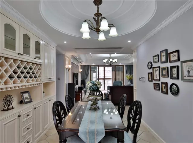 宁波100平的房子装修效果图,138平米轻奢公园装修