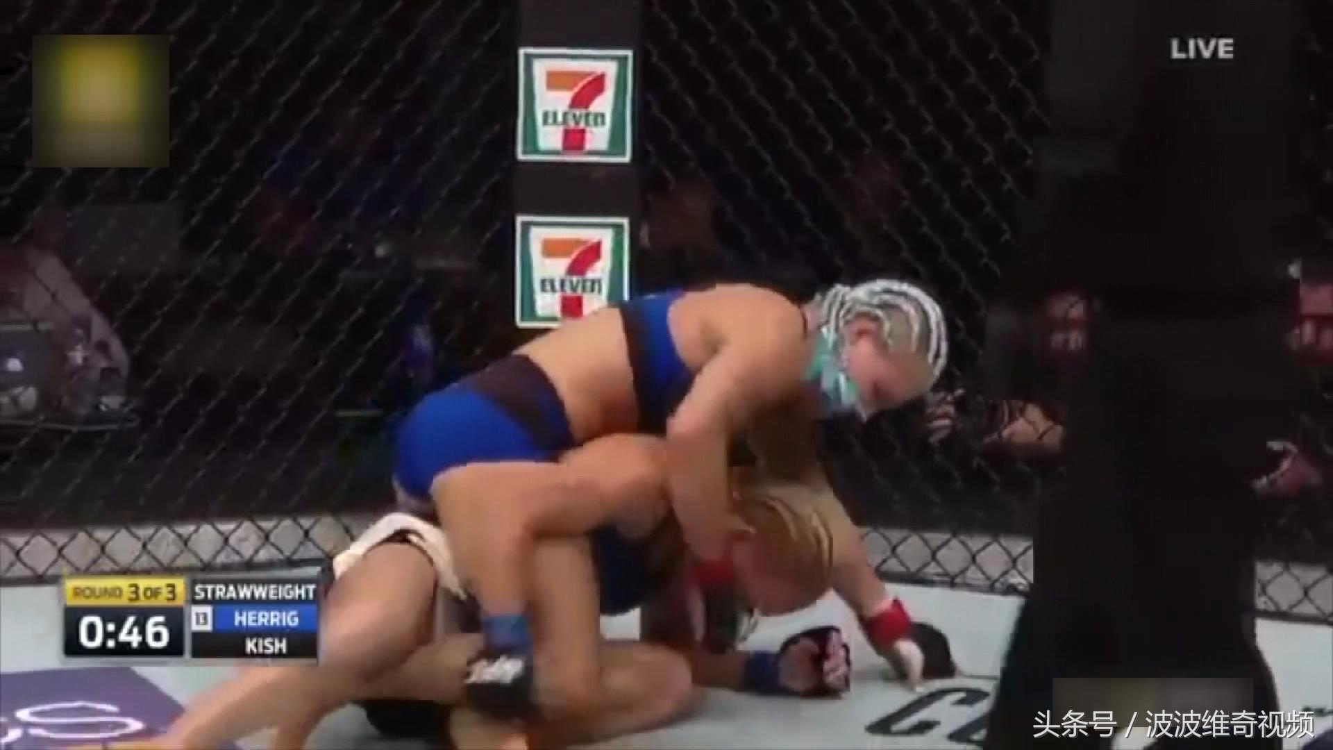 格斗比赛美女被打吐血,格斗比赛漂亮女生被暴打