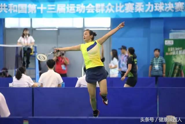 全运会陕西澳瑞特柔力球队网式项目晋级八强