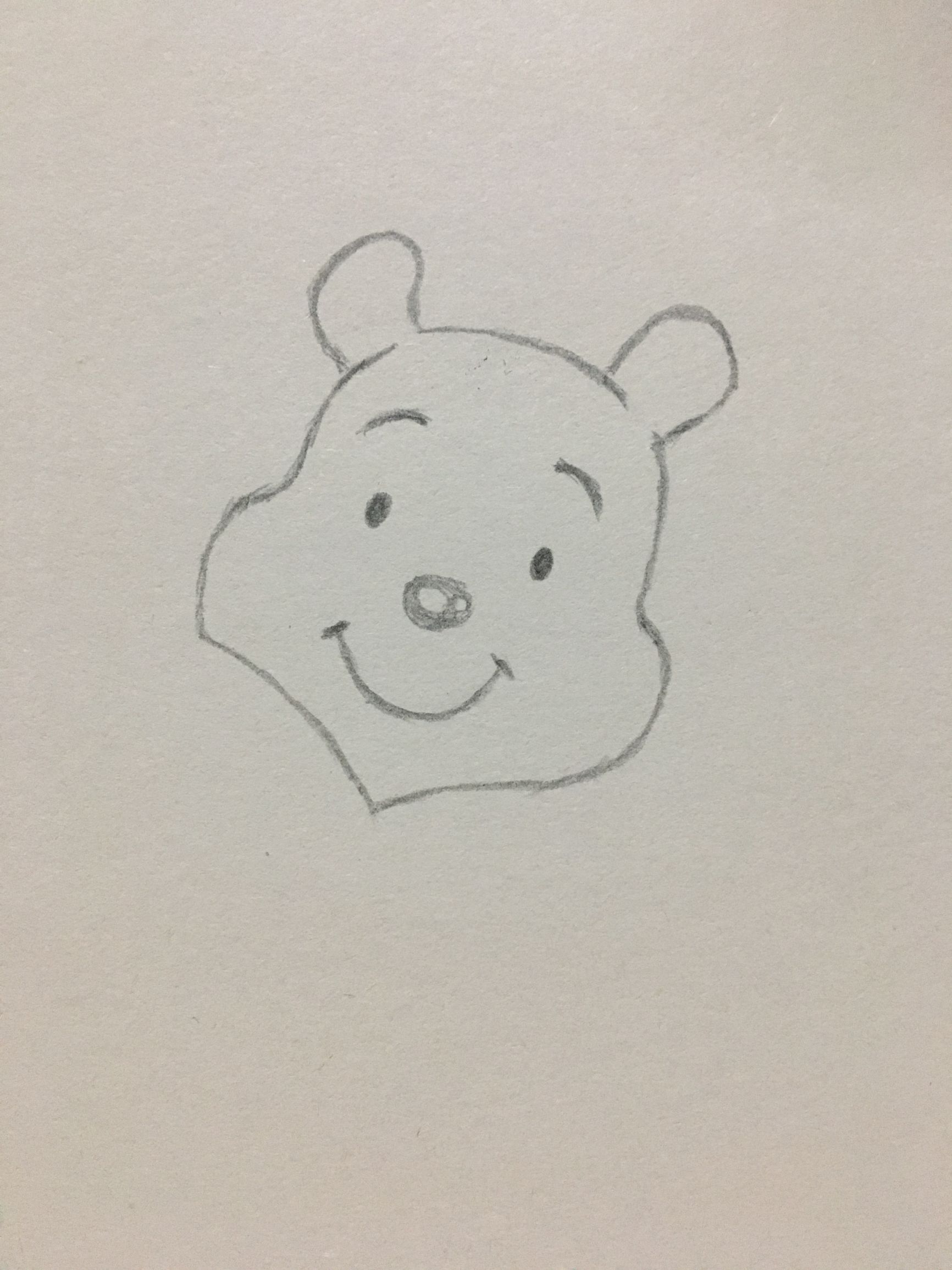 简笔画——小熊维尼的画法
