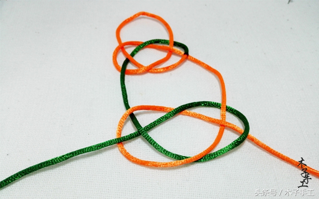 木子手工红绳手链,木子手工编织红绳慢动作