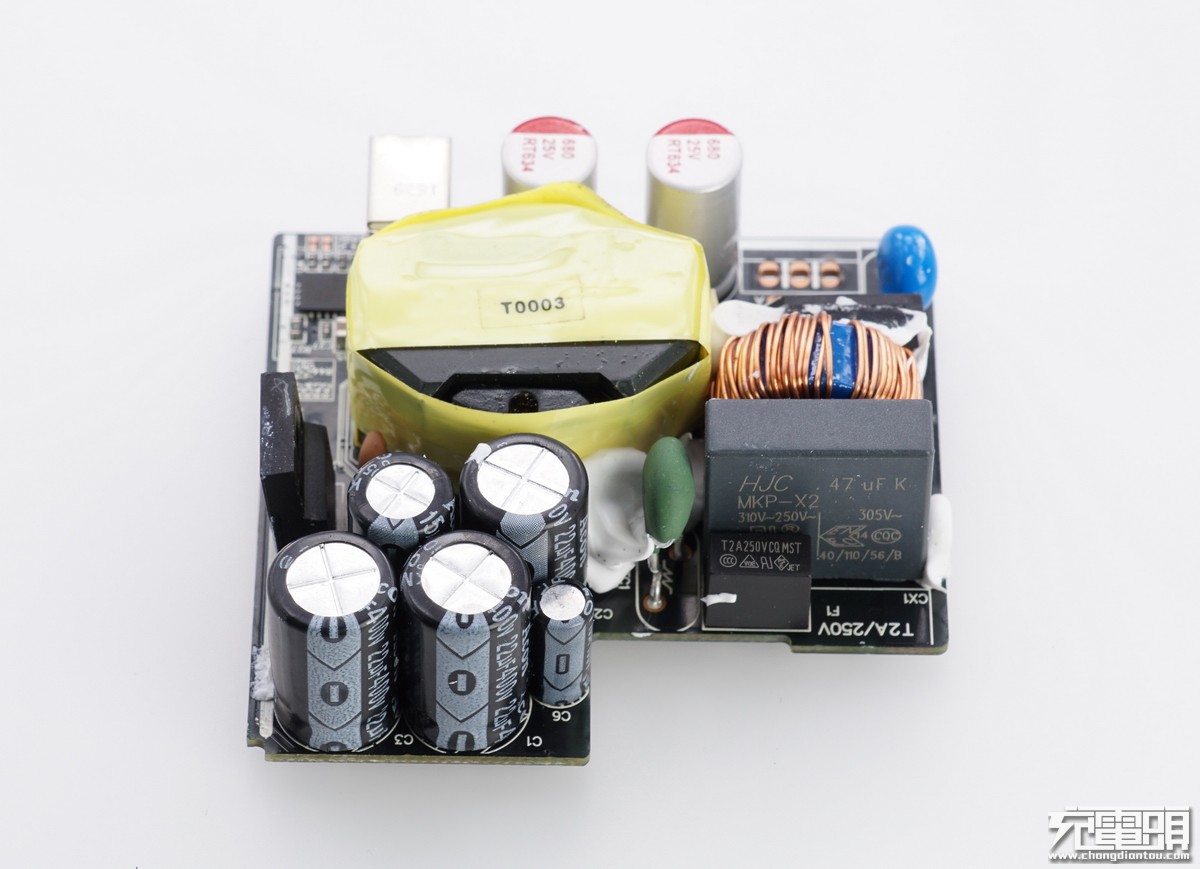 小米usb充电器60瓦拆解,小米车载充电器cc02czm拆解