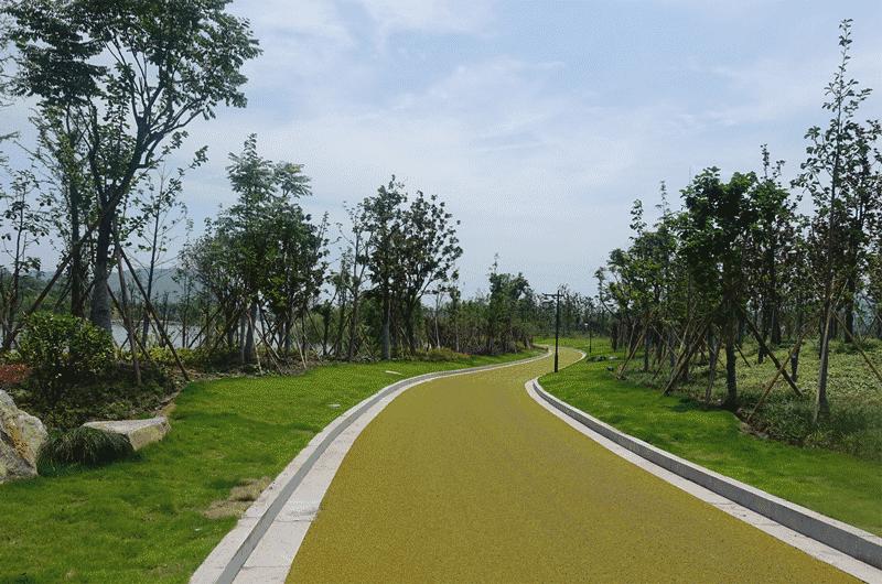 少女心美炸！大杭州竟然藏了条七彩跑道，柠檬黄、蒂芙尼蓝、墨色绿……现在去还能看到十里荷花……